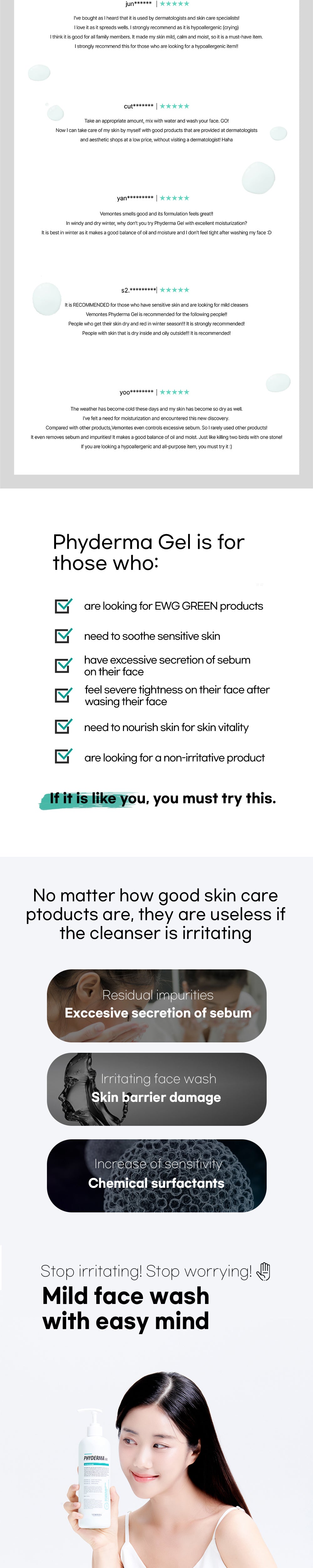 Phyderma Gel Cleanser - 150ml